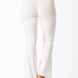 White pants with 'GLOA' branding on a white background