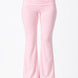 Pink yoga pants on a white background